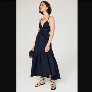 A.L.C Women's Rhodes Cotton Dress Size 8 in Nightshade